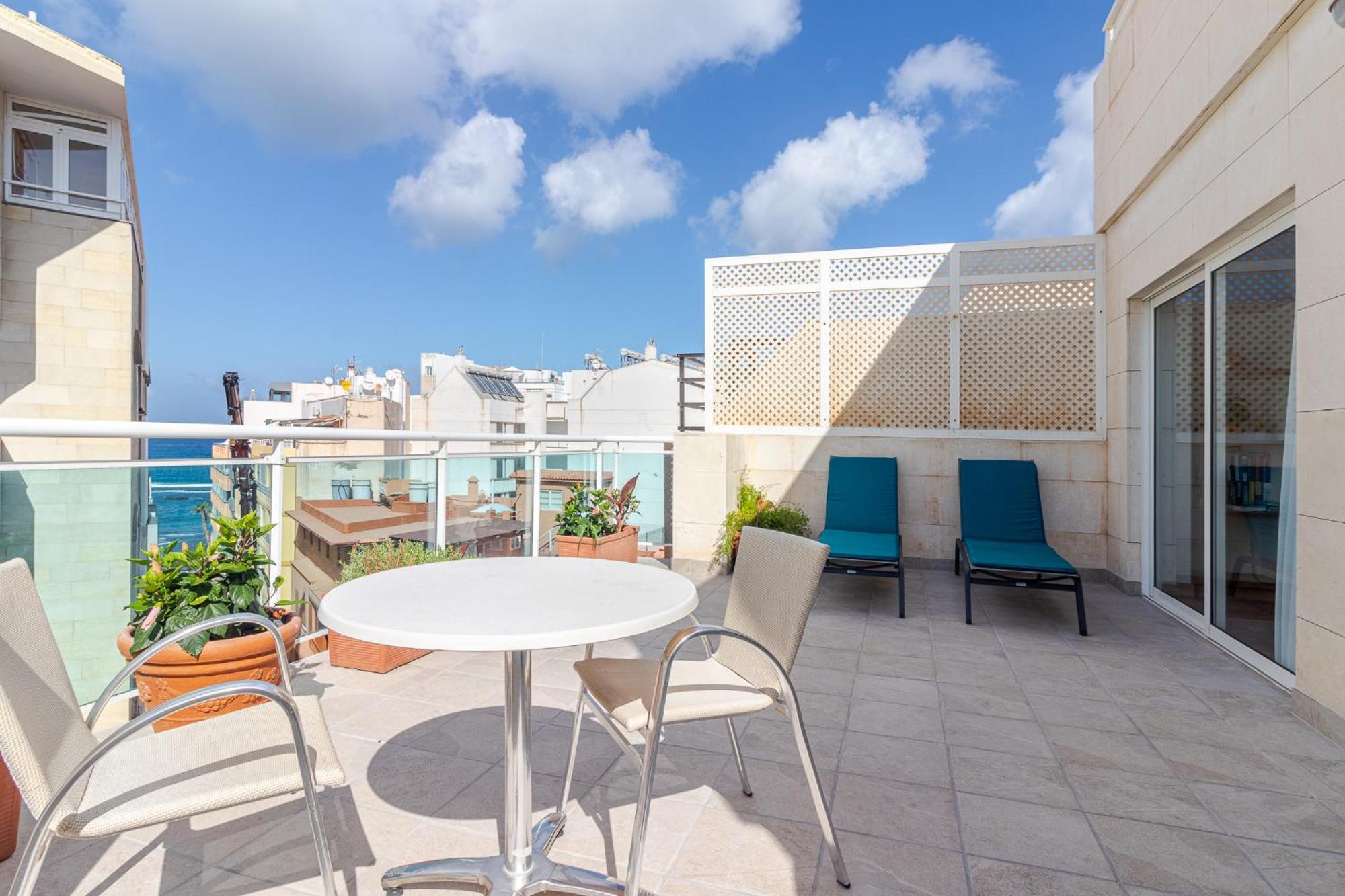 Espectacular Atico Con Terraza A 50 Mt Playa Canteras Las Palmas de Gran Canaria Ngoại thất bức ảnh