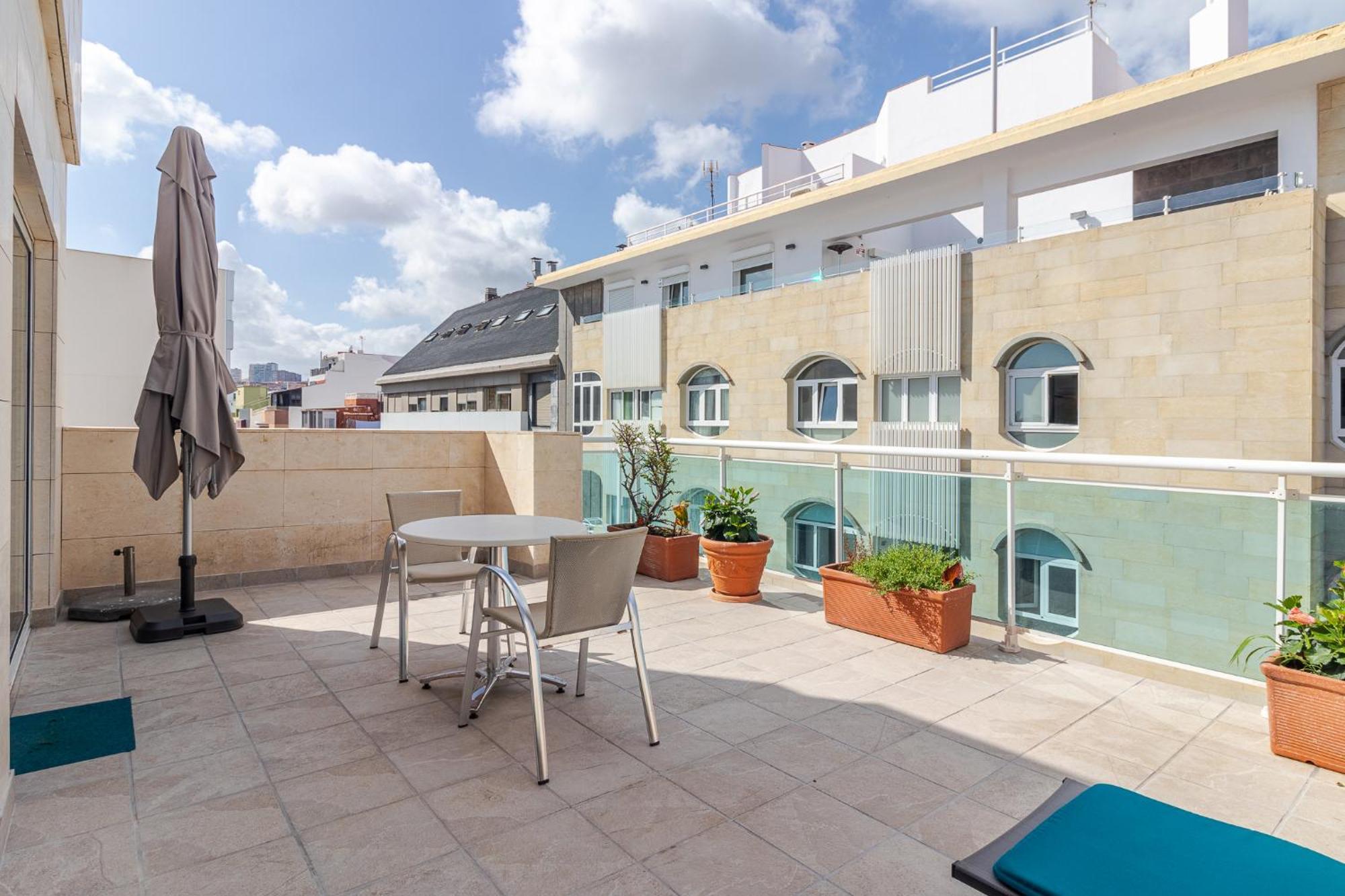 Espectacular Atico Con Terraza A 50 Mt Playa Canteras Las Palmas de Gran Canaria Ngoại thất bức ảnh